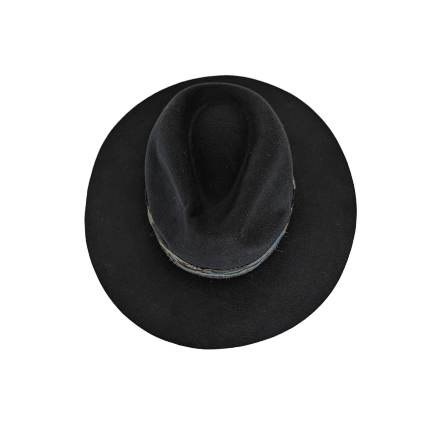 Dark Blue Fedora Wool Hat