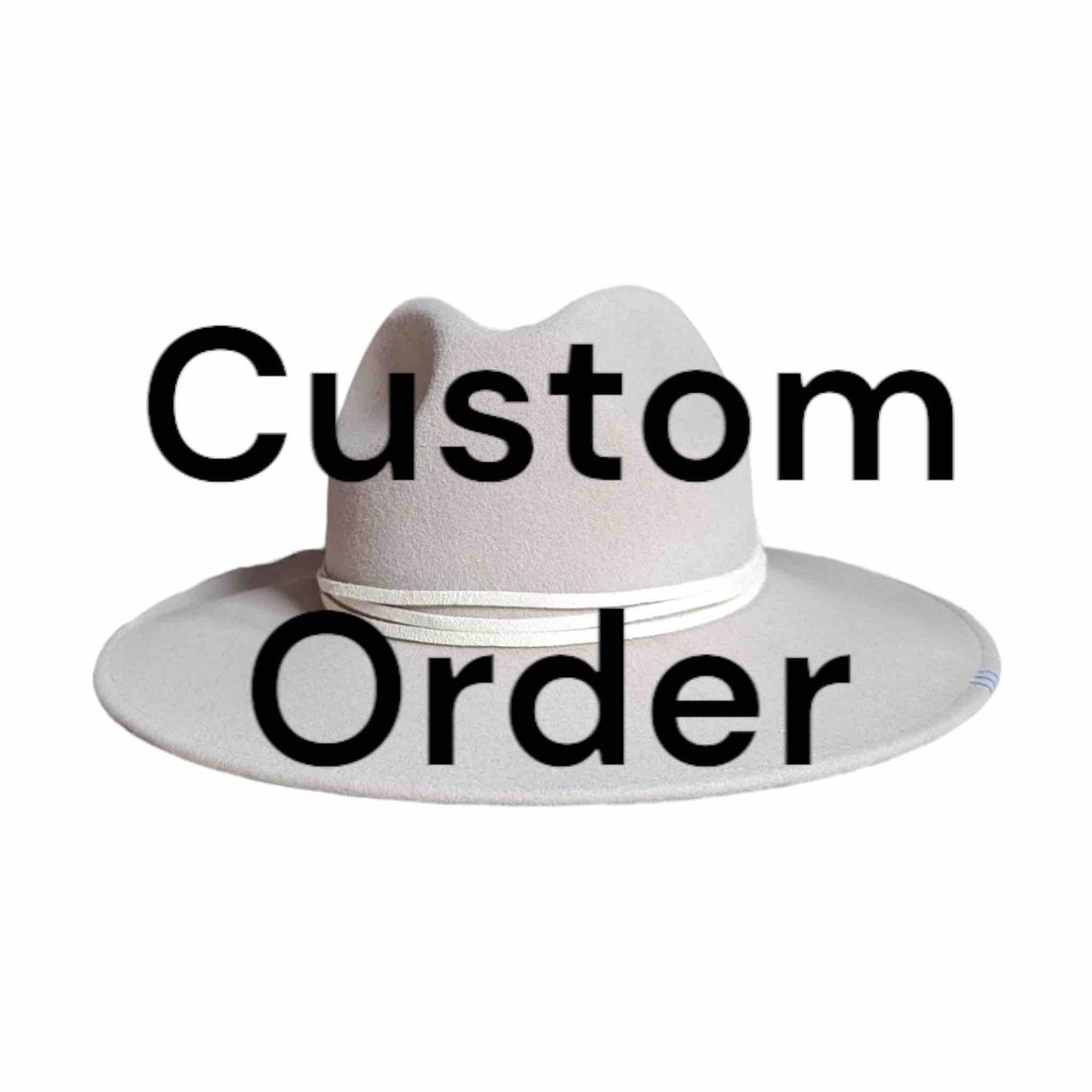 Fedora Hat Custom Order